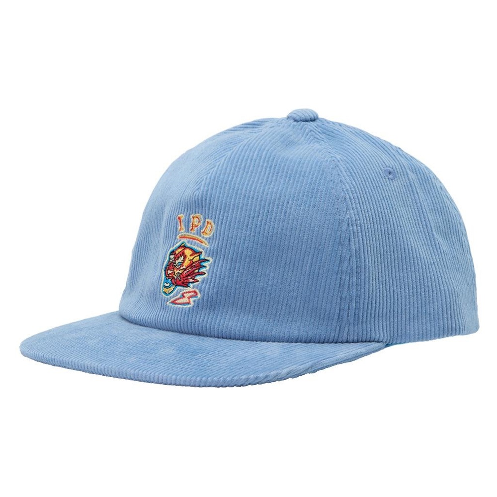 Tiger Cord Unstructured Hat Light Blue
